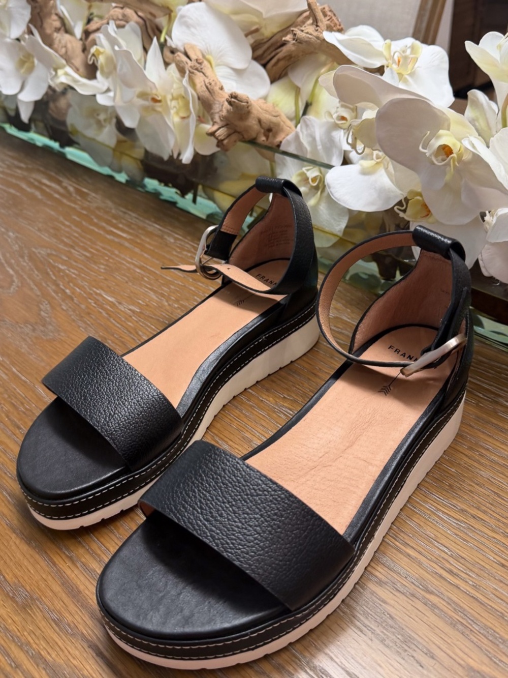 Frankie4 Sky Black Tumbled sandals - 8.5 - Picture 3 of 10